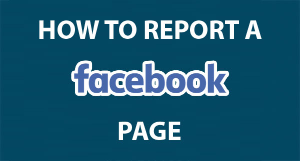 How to Report a Facebook Page